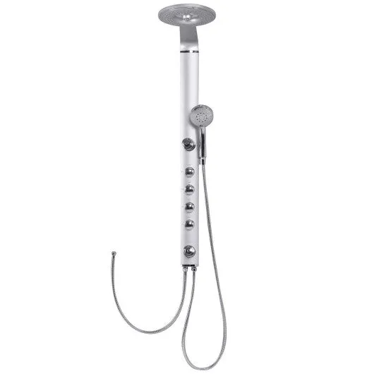 40" Aluminum Alloy Shower Column Massage Jet System w/ Hand shower