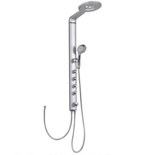 40" Aluminum Alloy Shower Column Massage Jet System w/ Hand shower