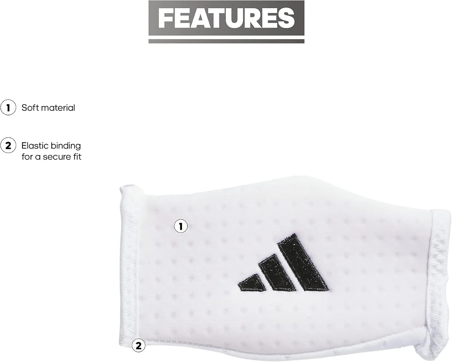 adidas Unisex-Adult Football Helmet Chin-Strap Pad