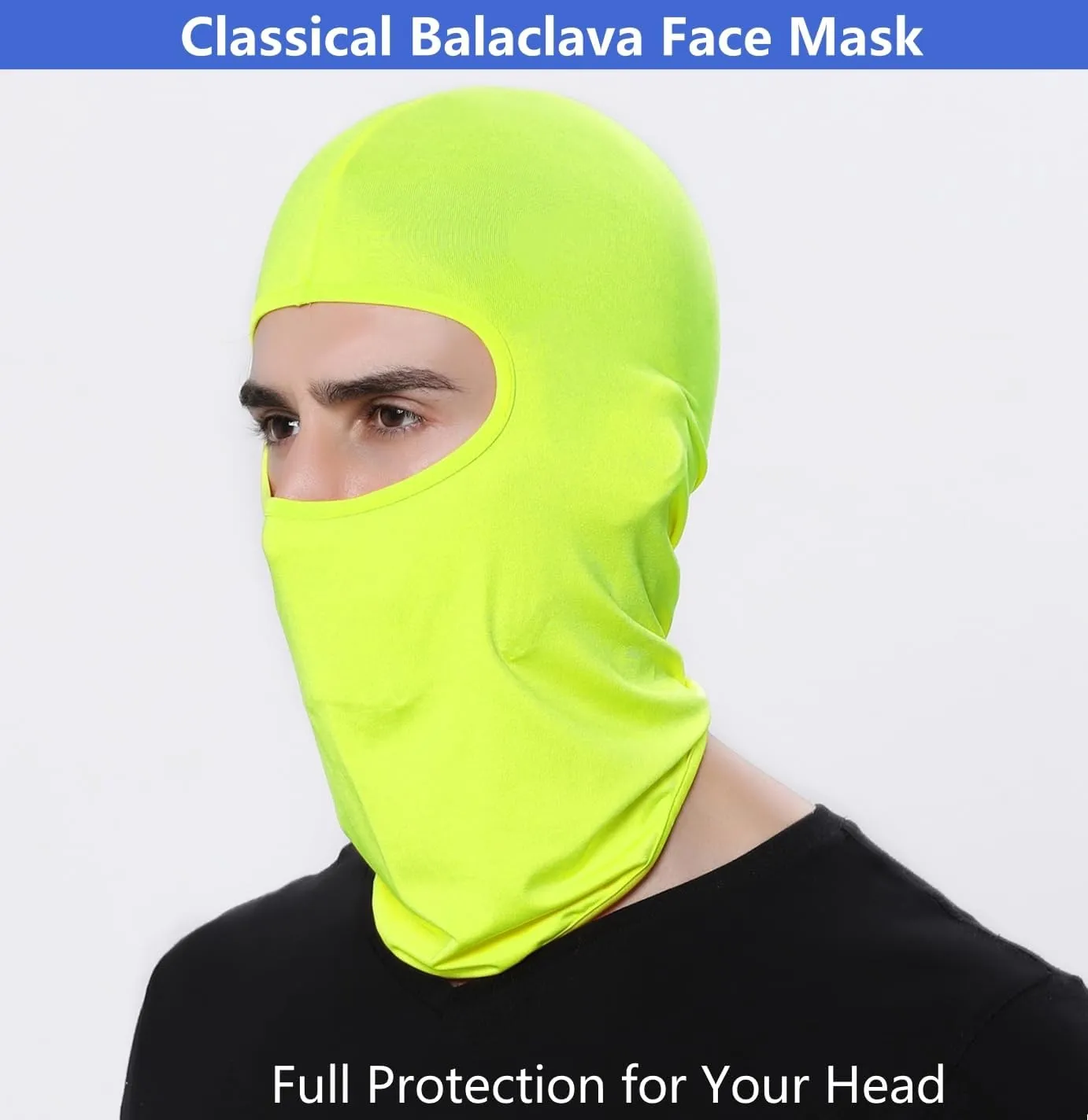 Balaclava Ski Mask Head Mask Full Face Mask Windproof Face Cover Sun UV Protection Scarf Men Women Outdoor Sport Cycling Cap
