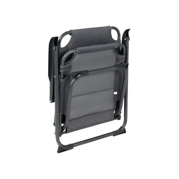 Bo-Camp Chair Copa Rio Air M Padded Aluminium Grey