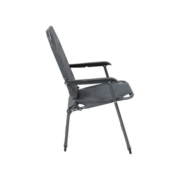 Bo-Camp Chair Copa Rio Air M Padded Aluminium Grey