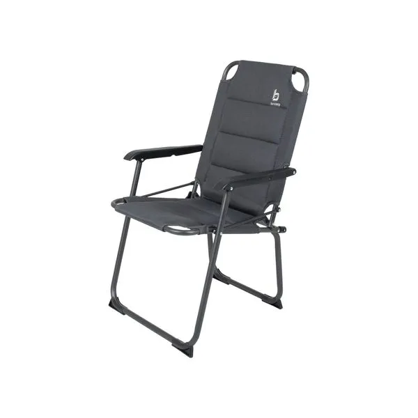 Bo-Camp Chair Copa Rio Air M Padded Aluminium Grey