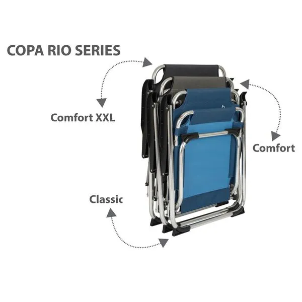 Bo-Camp Chair Copa Rio M Aluminium Ocean