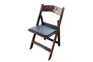 Chair, Mahogany Resin Folding