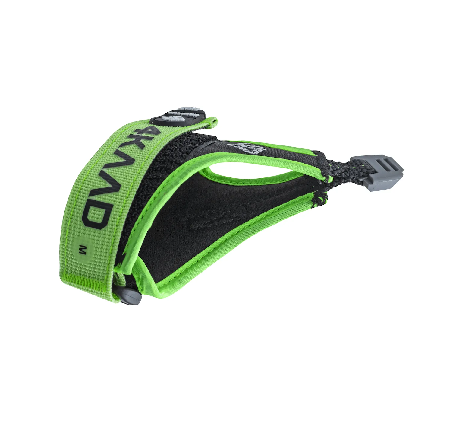 CLICK-IT strap, black yellow, Quick release ski pole strap
