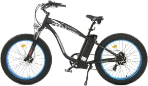 ECOTRIC Coolboy Electric Bike 26" Fat Tire 750W Electric Mountain Bike 48V 12.5AH Removable Large Battery Adult Electric Bicycles Beach Snow Mountain Bike Dual Shock Absorber & 7-Speed