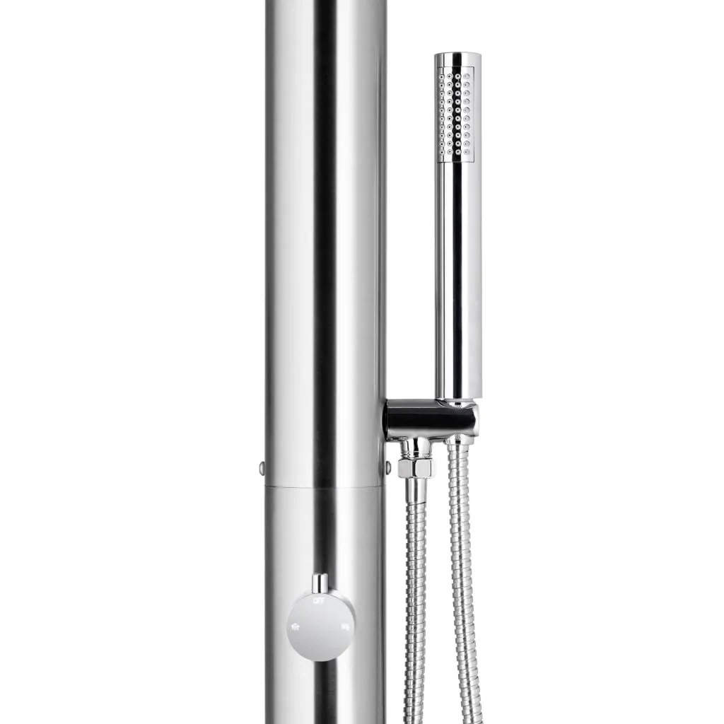 Garden Shower 225 cm Stainless Steel