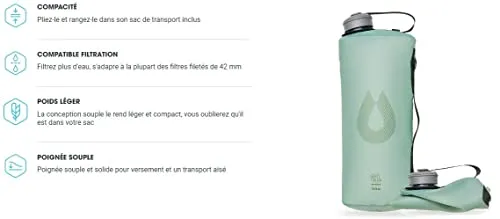Hydrapak Seeker - Collapsible Water Storage (2L/70oz)