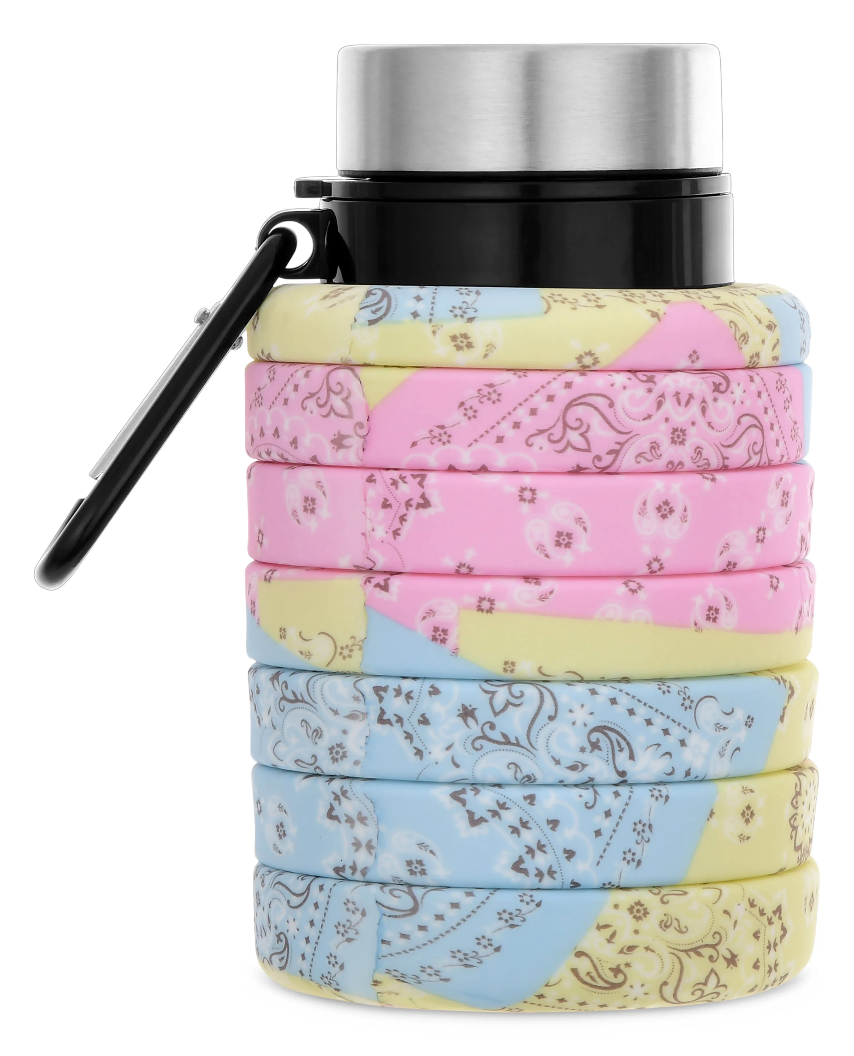 Iscream Bandana Patchwork Collapsible Water Bottle