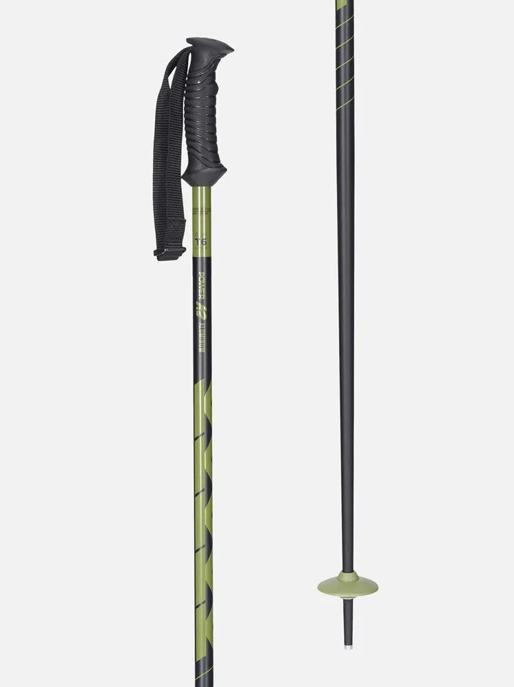 K2 Power Aluminum Ski Poles - Green