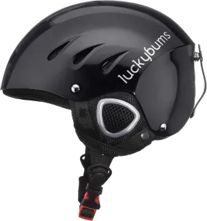 Lucky Bums Snow Sport Helmet, Metallic Black, Large
