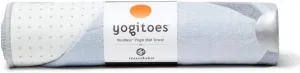Manduka Yogitoes Yoga Towel  Rubber Grip Dots Non-Slip Bottom, Quick Dry Fitness Towel for Hot Yoga, Pilates, Exercise
