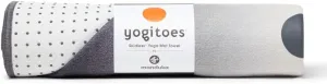 Manduka Yogitoes Yoga Towel  Rubber Grip Dots Non-Slip Bottom, Quick Dry Fitness Towel for Hot Yoga, Pilates, Exercise