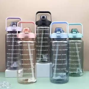 Motivational Water Bottle With Time Labeling(SA2408-221)