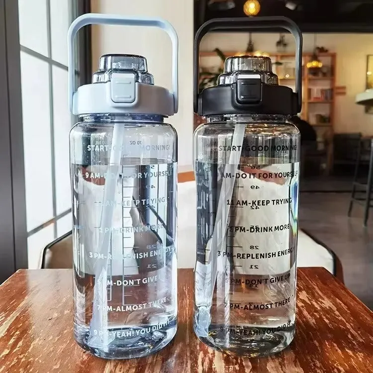 Motivational Water Bottle With Time Labeling(SA2408-221)
