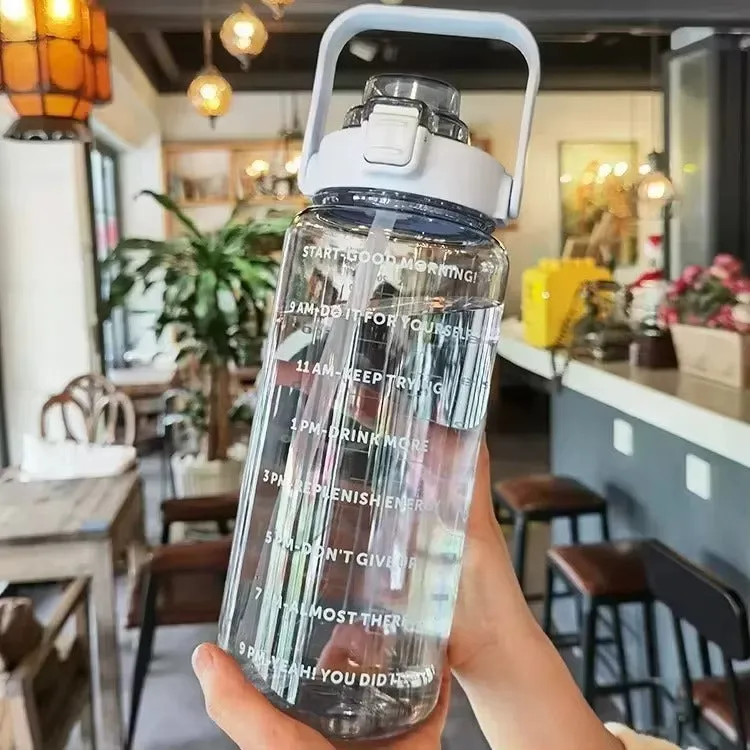 Motivational Water Bottle With Time Labeling(SA2408-221)