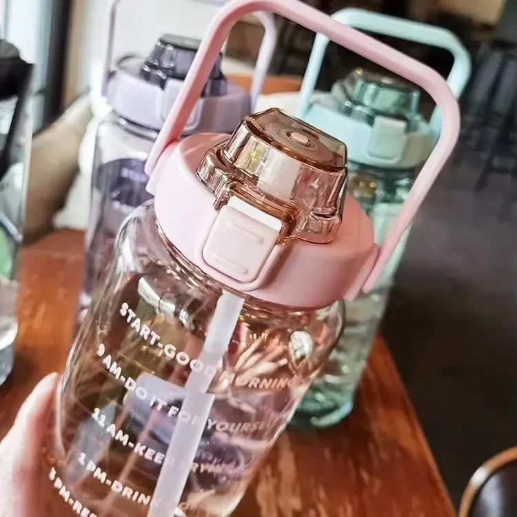 Motivational Water Bottle With Time Labeling(SA2408-221)