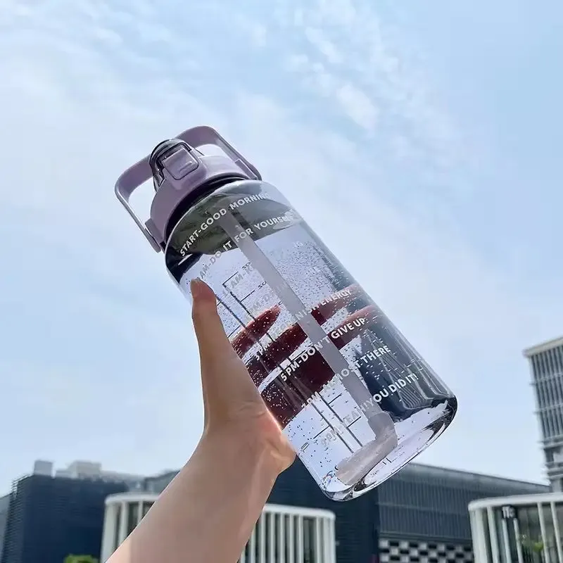 Motivational Water Bottle With Time Labeling(SA2408-221)