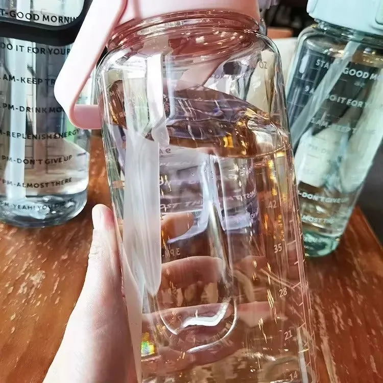 Motivational Water Bottle With Time Labeling(SA2408-221)
