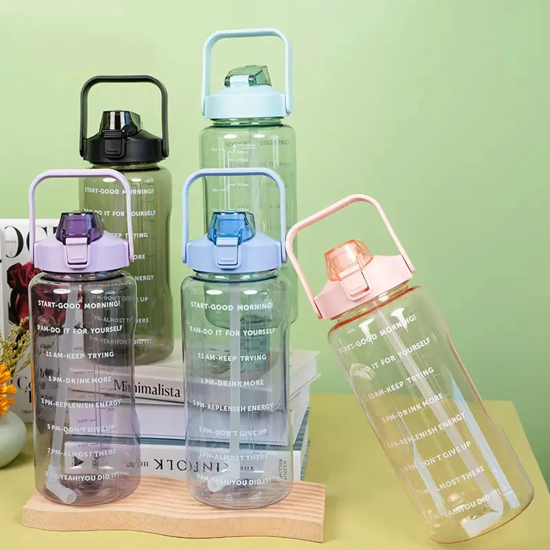 Motivational Water Bottle With Time Labeling(SA2408-221)