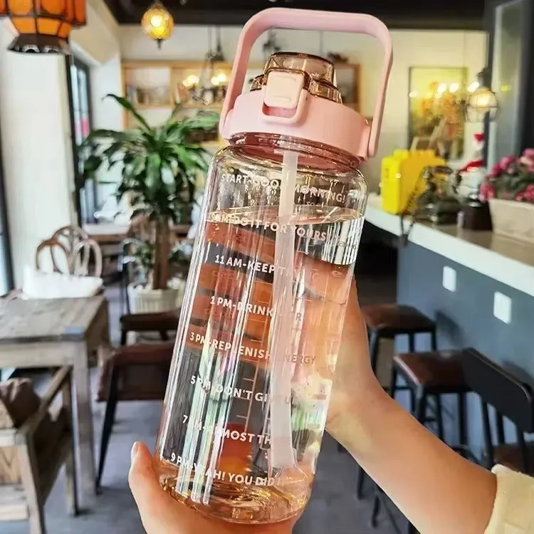 Motivational Water Bottle With Time Labeling(SA2408-221)
