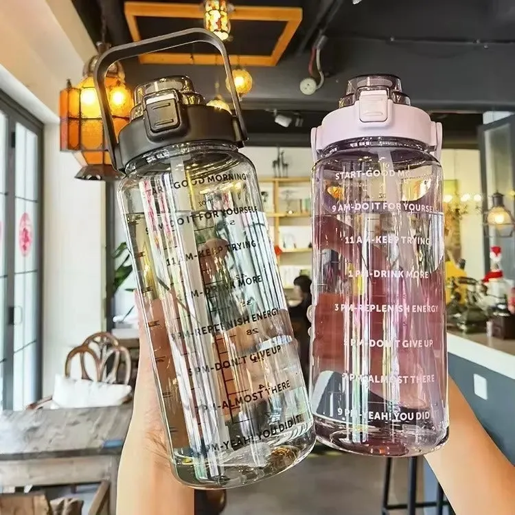 Motivational Water Bottle With Time Labeling(SA2408-221)
