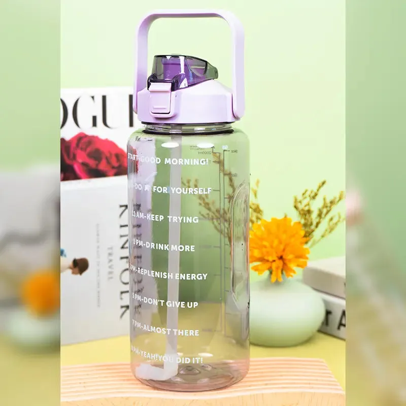 Motivational Water Bottle With Time Labeling(SA2408-221)