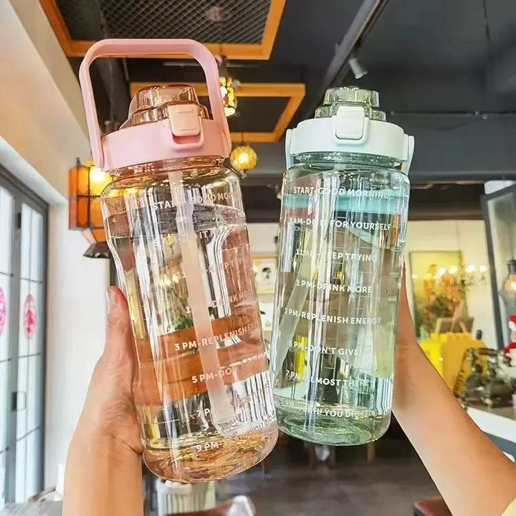 Motivational Water Bottle With Time Labeling(SA2408-221)
