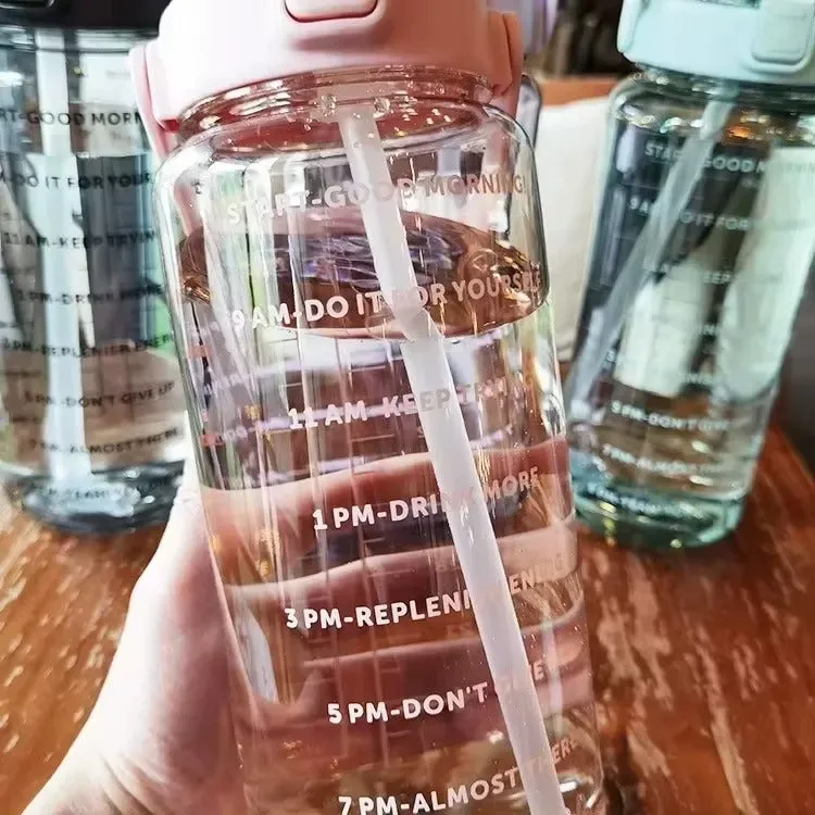 Motivational Water Bottle With Time Labeling(SA2408-221)