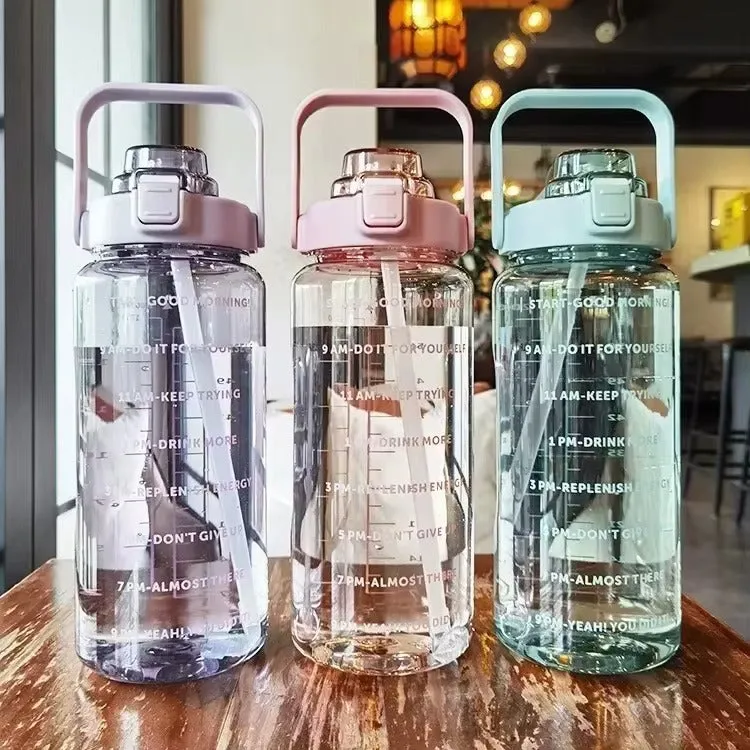 Motivational Water Bottle With Time Labeling(SA2408-221)