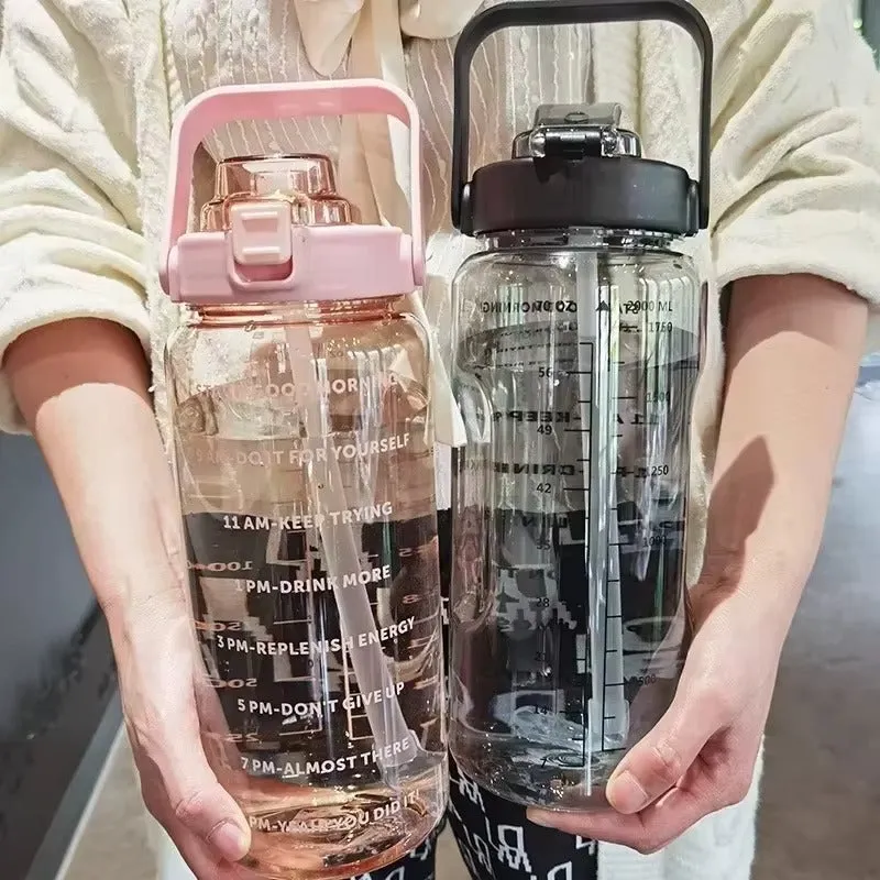 Motivational Water Bottle With Time Labeling(SA2408-221)