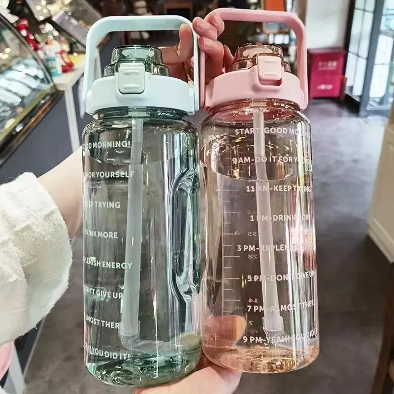 Motivational Water Bottle With Time Labeling(SA2408-221)