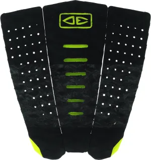 Ocean & Earth Micro Grom Black/Lime Surfboard Traction Pad - 3 Piece