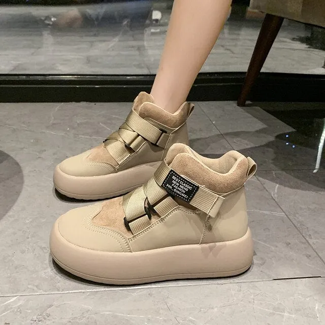 Platform Snowing Boots For Women