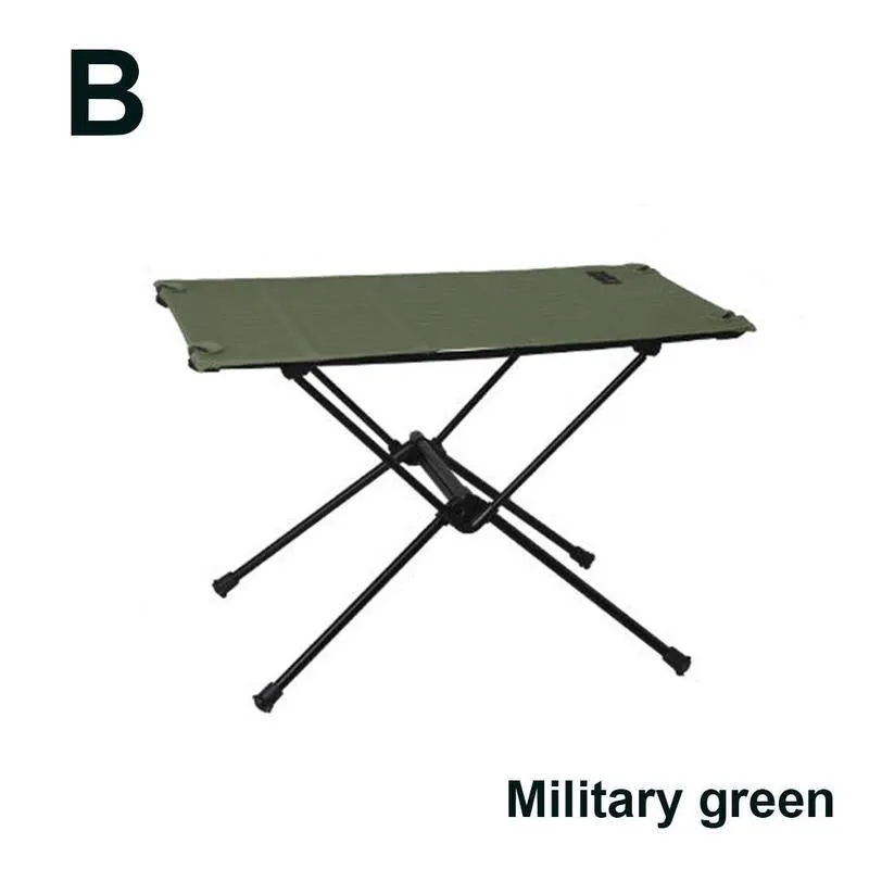 Portable Folding Aluminum Camp Table - Outdoor Camping, Picnic, Tactical Gear, Card Table