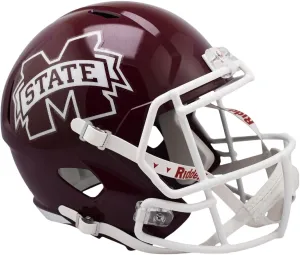 Riddell NCAA Mississippi State Bulldogs Full Size Speed Replica Football Helmet