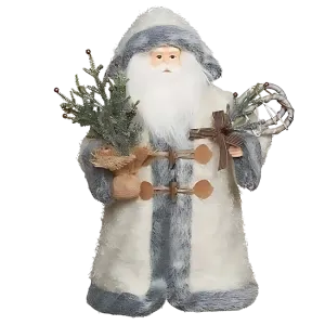 Santa Tree Topper Snowshoes and Tree
