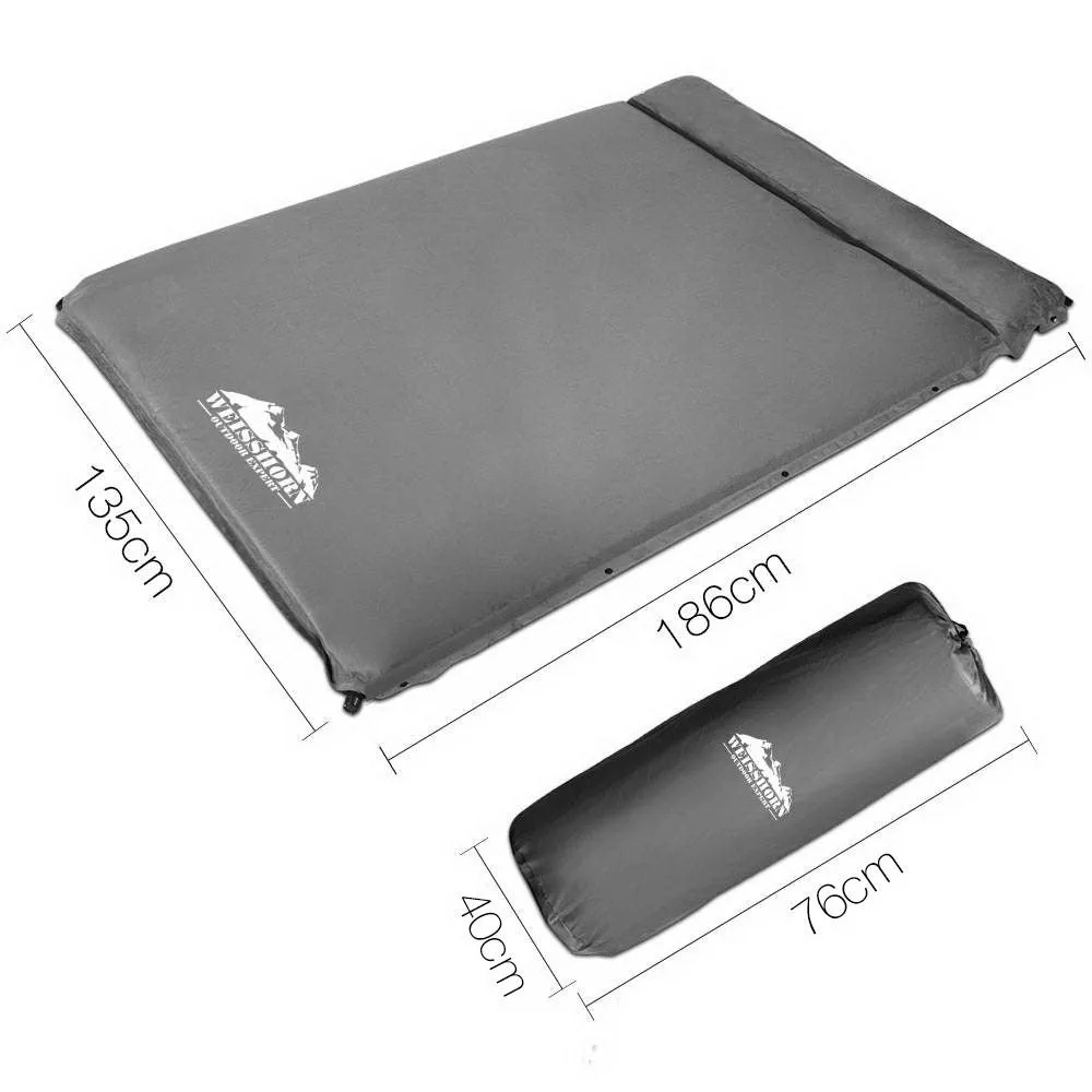 Self-Inflating Mattress Double Size - Grey