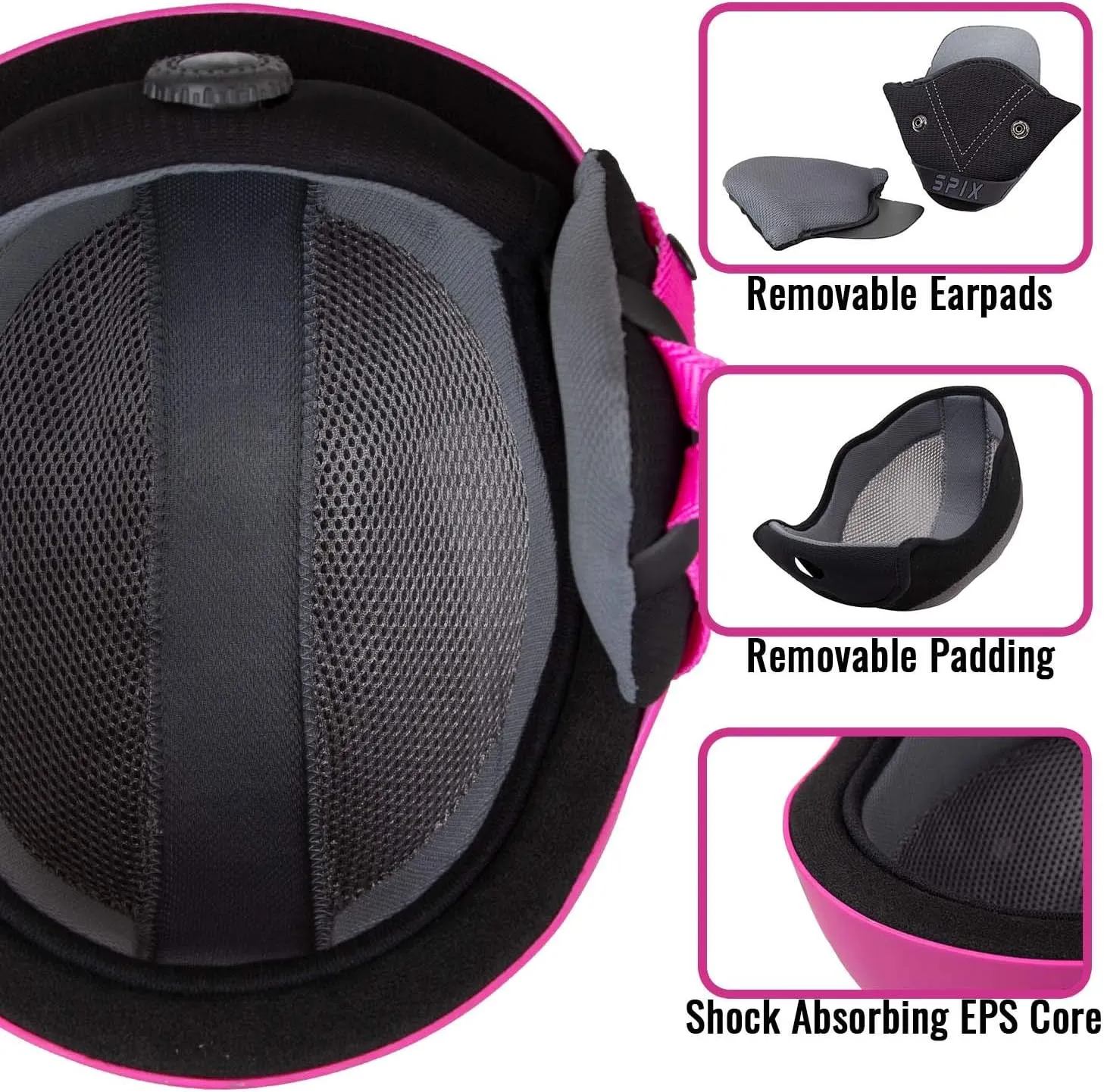 Ski Helmet Snowboard Helmet - ASTM Safety Standard Size Adjustable for Adults Youth Men and Women