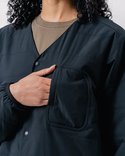 Snow Peak - Flexible Insulated Cardigan - Black