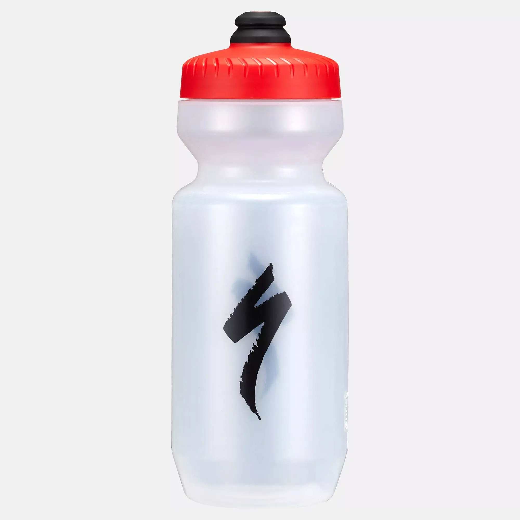 Specialized Purist MFLO Water Bottle S-Logo Transparent/Red 650ml