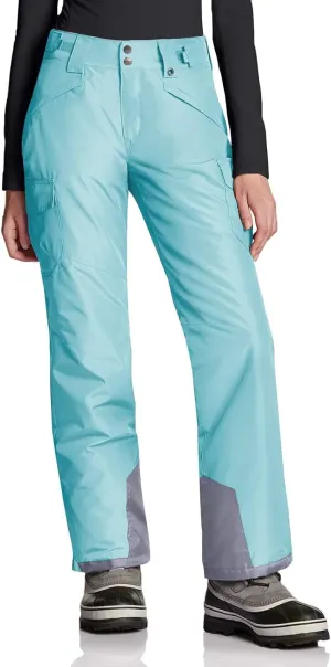 TSLA Women's Winter Snow Pants, Waterproof Insulated Ski Pants, Ripstop Snowboard Bottoms