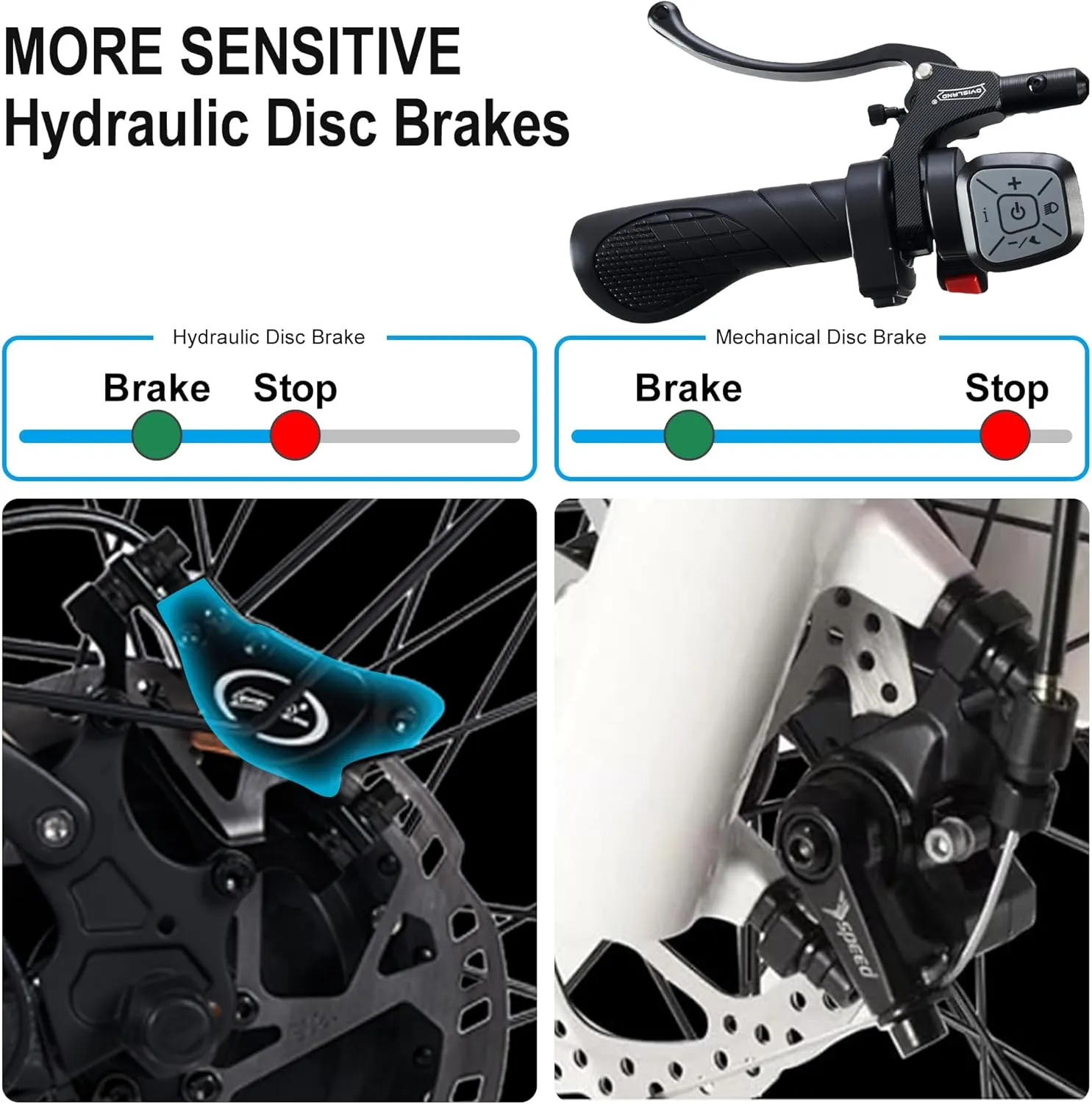 Tuttio-Adria26 Dual-Motor Electric-Bike for Adults - 40-46MPH Fast-Ebike, 52V 30AH Long-Range-Electric-Bicycle, Full Suspension Ebikes, 26 Inch Fat Tire Dirtbike for Mountain Snow Hunting Commuting