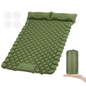 Ultralight Inflatable Camping Sleeping Pad Mat - Portable Travel Air Mattress for Tent, Hiking, Trekking, Folding Bed
