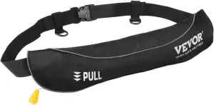 VEVOR Manual Inflatable Belt Pack for Adults, 105N Buoyancy, Over 80 Pounds and Up to 59 in Waist Adjustable, Inflatable PFD Waist for SUP Paddelboarding, Kayaking
