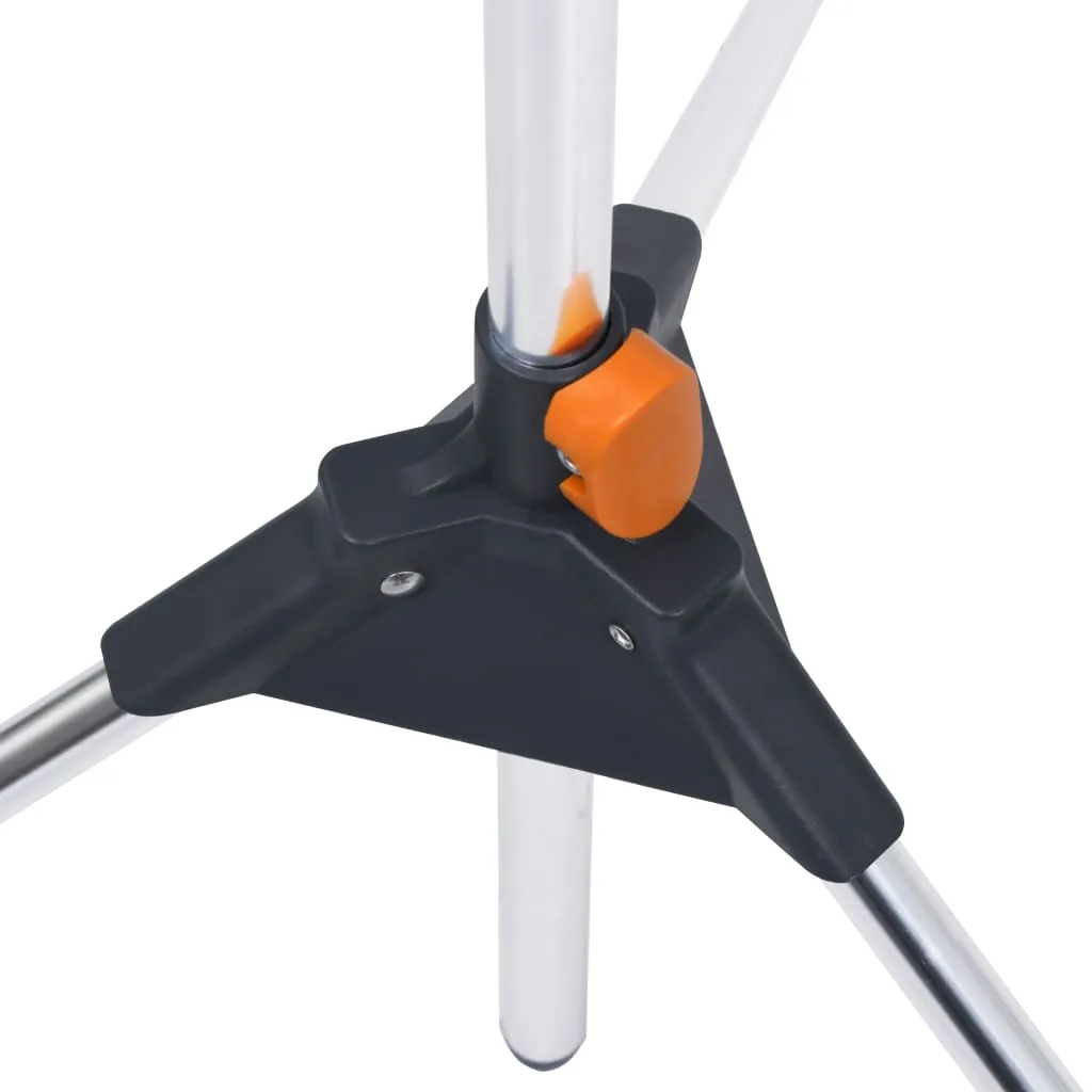 vidaXL Garden Shower with Tripod 221 cm Aluminium