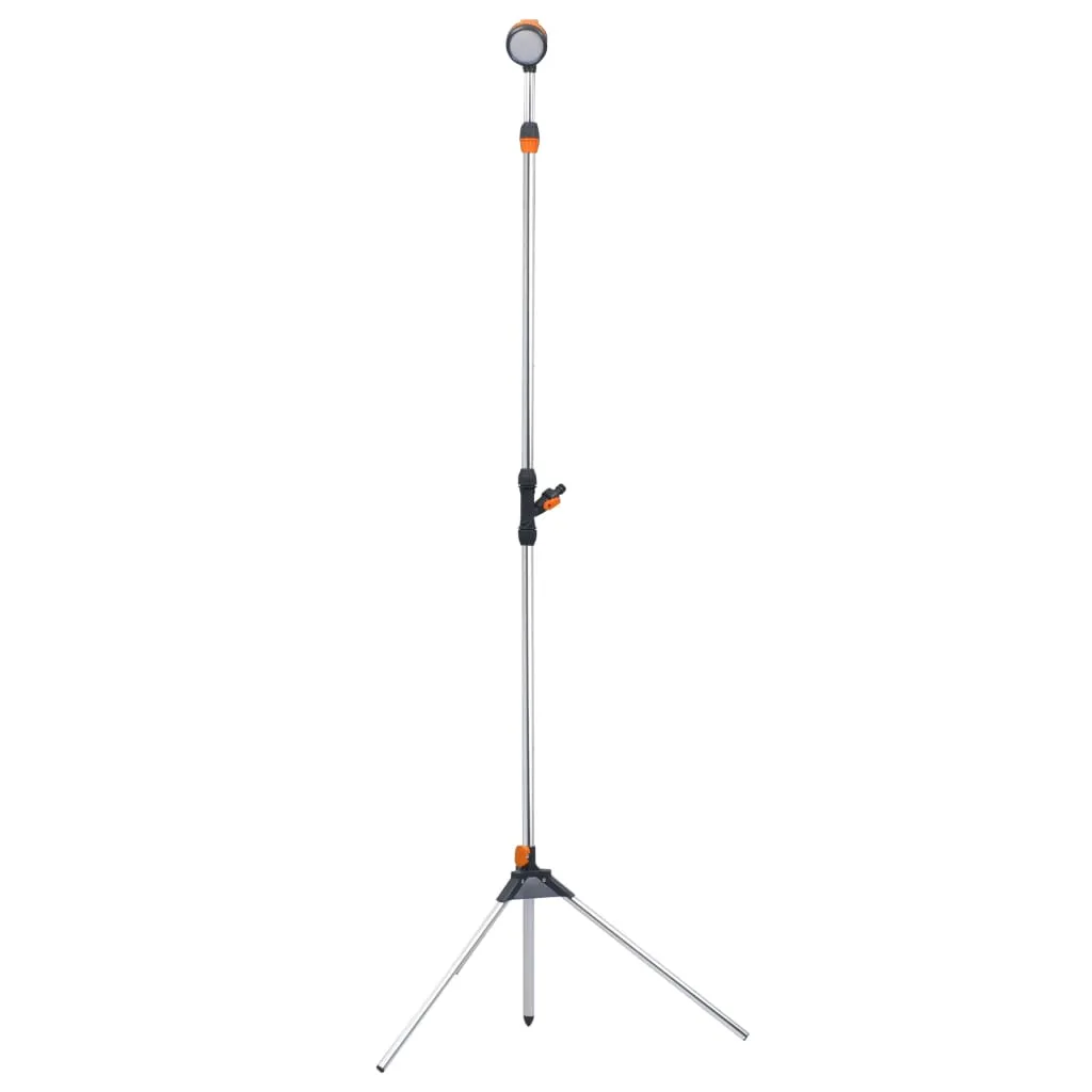 vidaXL Garden Shower with Tripod 221 cm Aluminium