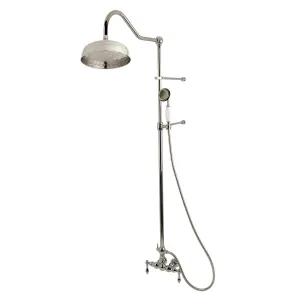 Vintage CCK6176 Tub Wall Mount Rain Drop Shower System with Hand Shower, Polished Nickel