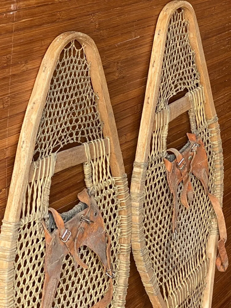 Vintage Tight Weave Faber Snowshoes